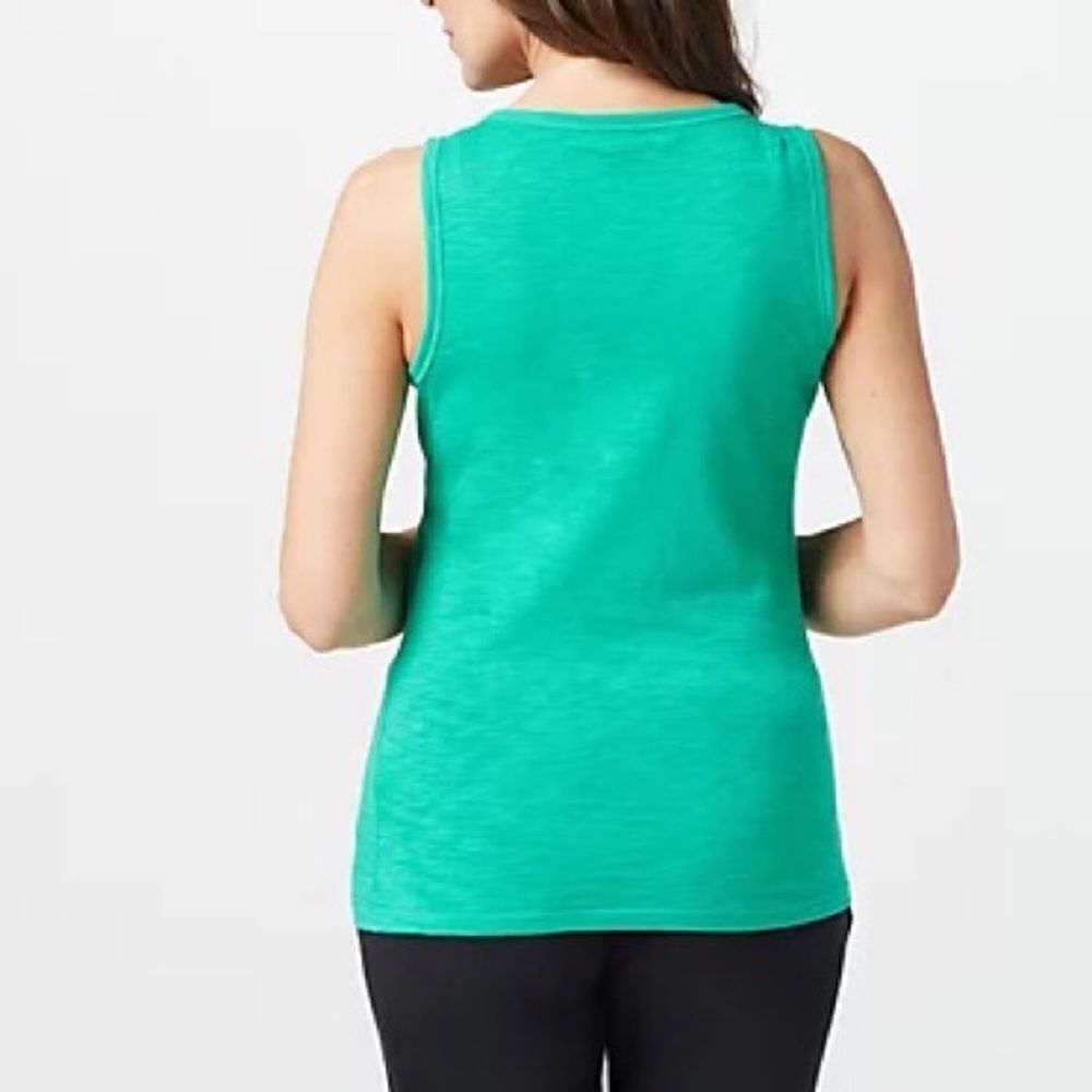 G.I.L.I. Knit Basic Tank w/ Neck Trim - Picture 2 of 3
